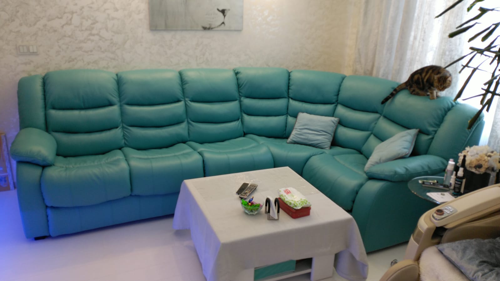 Перетяжка дивана на дому. Новоульяновск