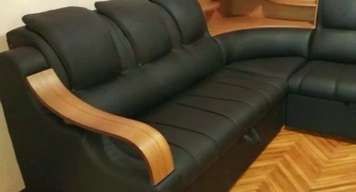 Перетяжка кожаного дивана. Новоульяновск